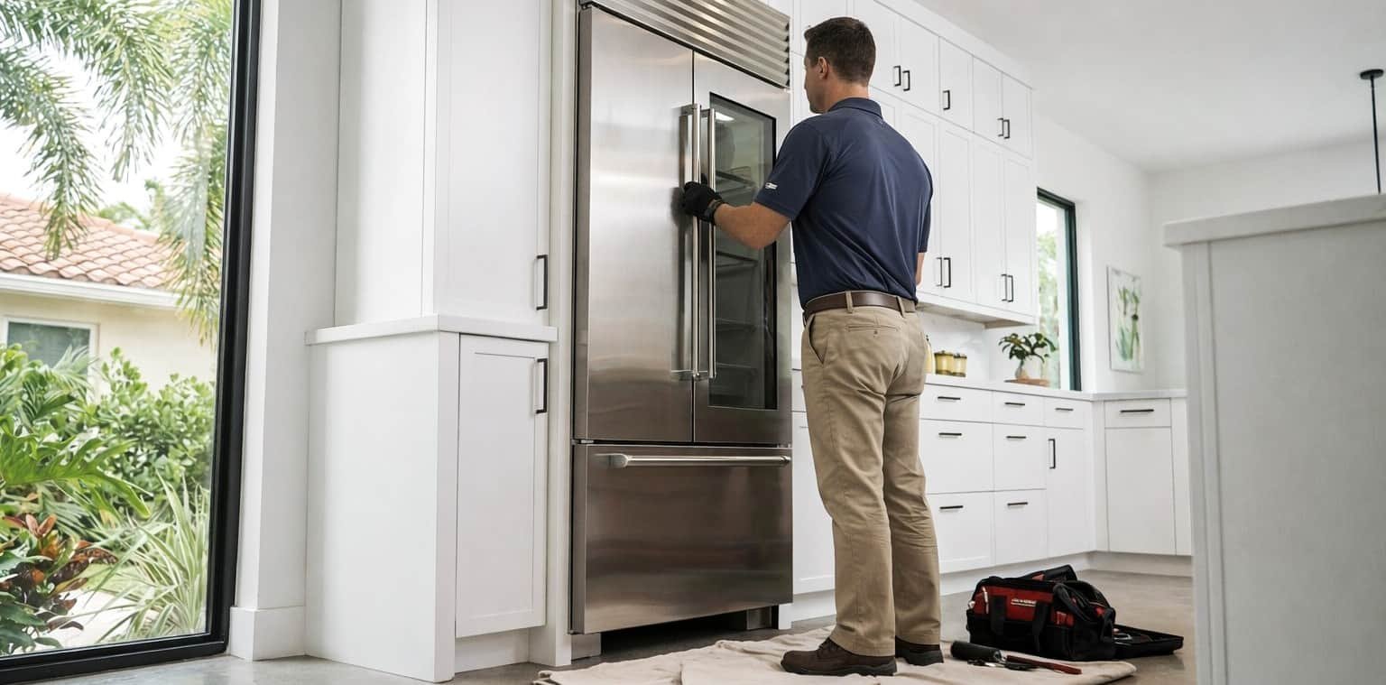 Refrigerator repair in St Petersburg FL for built-in, standard, and premium refrigerators