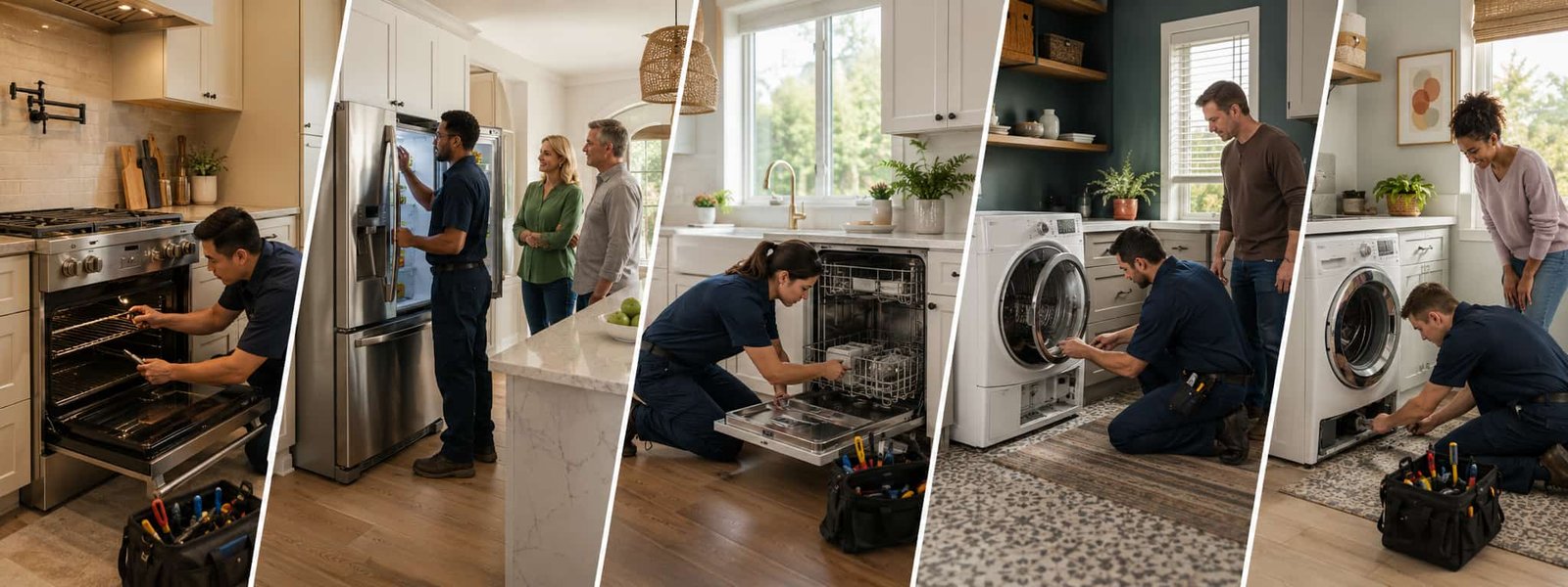 Appliance repair in Riverview FL for family homes refrigerators washers dryers dishwashers ovens microwaves and other major household appliances