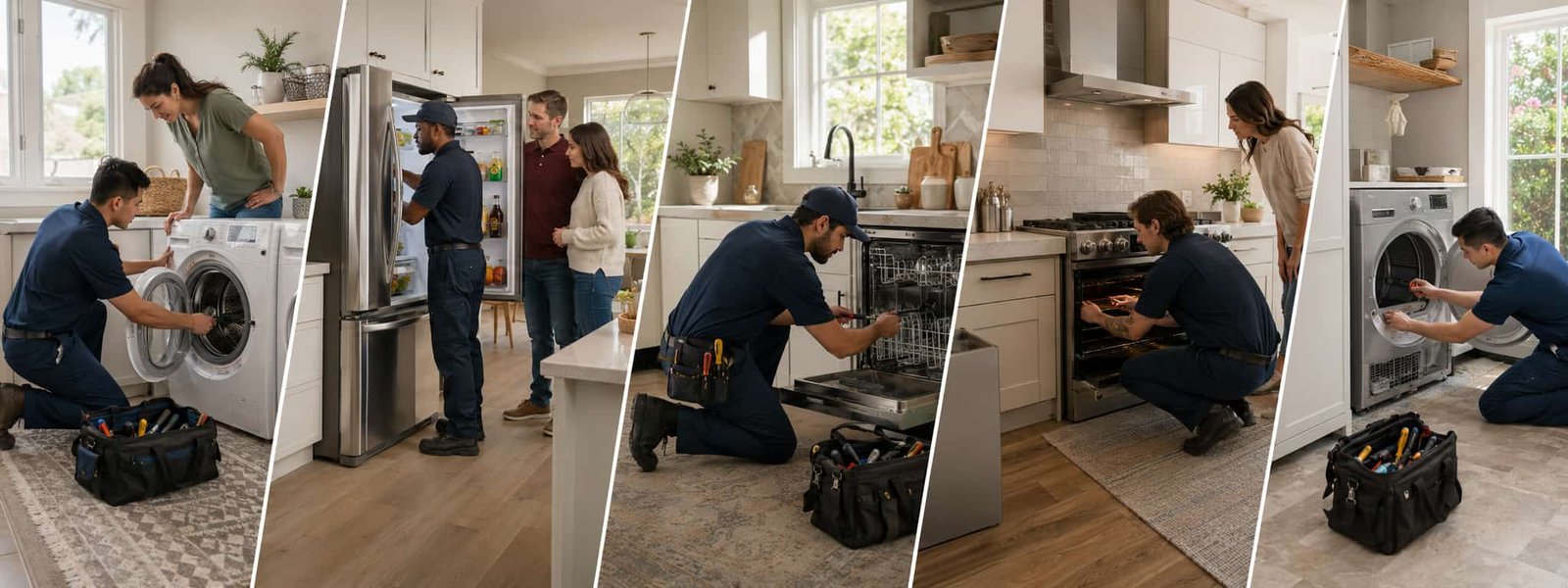 Appliance repair in Wesley Chapel FL for family homes newer kitchens laundry rooms refrigerators washers dryers dishwashers ovens and more
