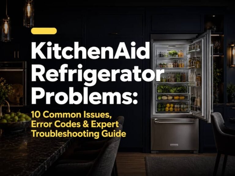 KitchenAid Refrigerator Problems: 10 Common Issues, Error Codes and Expert Troubleshooting Guide (2026)