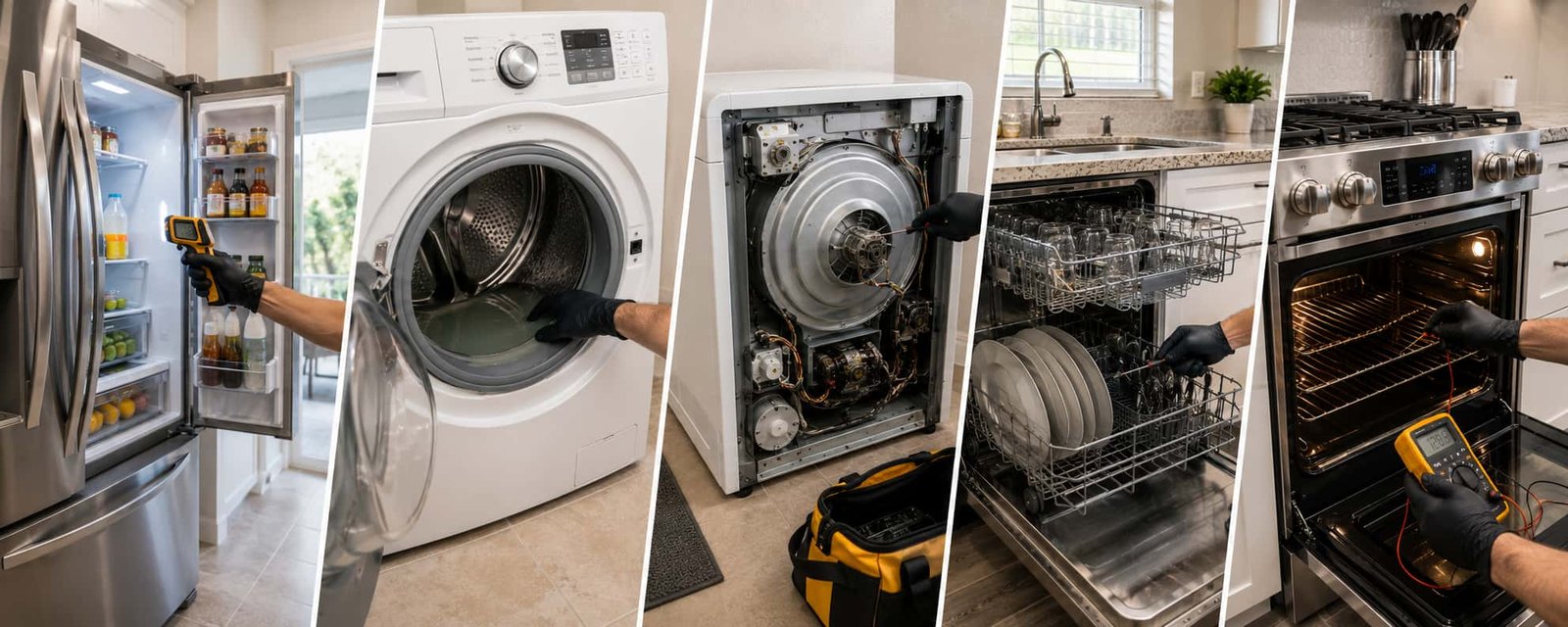 Same-day appliance repair in Zephyrhills FL for refrigerators washers dryers dishwashers ovens microwaves and other major household appliances